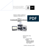 Cromatografía Líquida de Alta Presión "HPLC": Trabajo Práctico #1 Tema 4