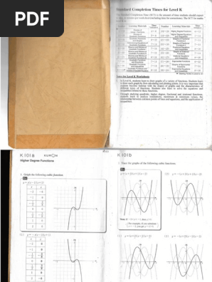 Kumon Solution Book Part 2 | PDF
