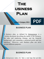 Chapter 5 The Business Plan