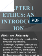 Ethics: An Introduct ION