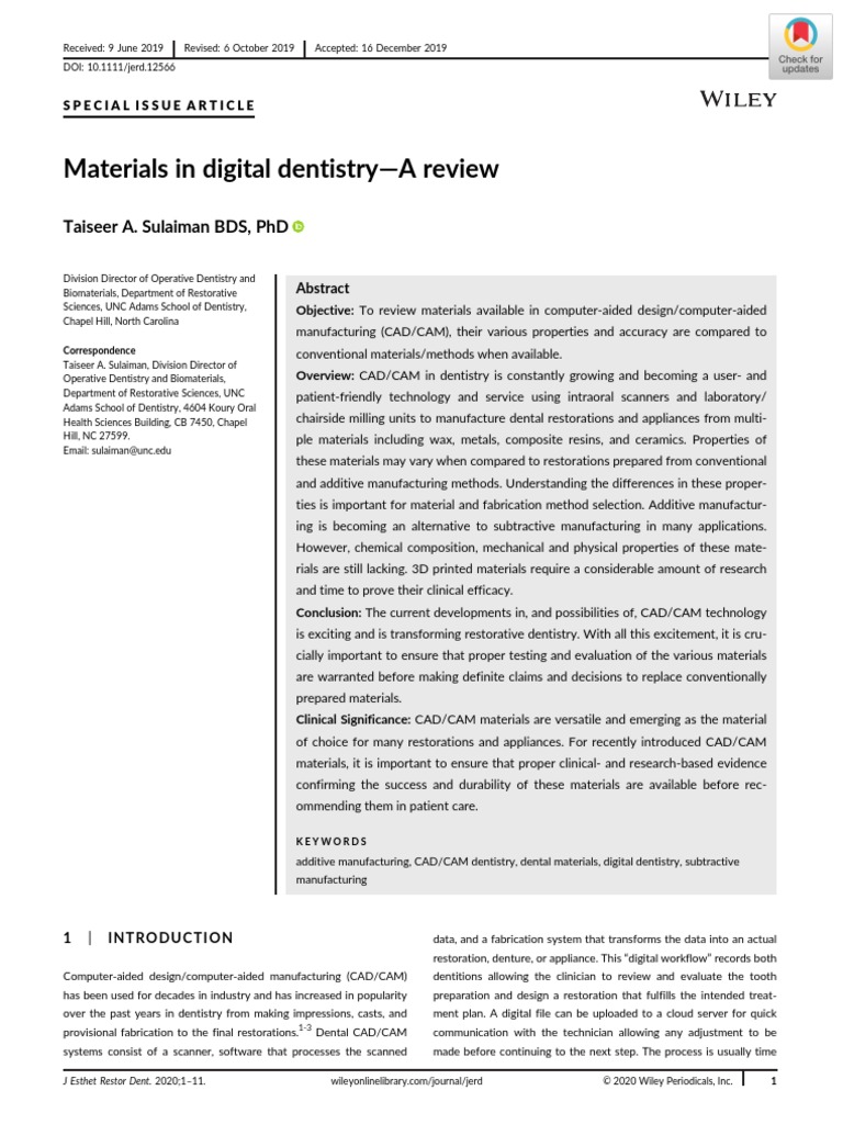 Materials in Dental Dentistry | PDF | Zirconium Dioxide | Ceramics