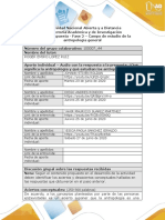 Fase 2 - La Antropología y Su Campo de Estudio - Colaborativo