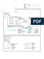 PSV No. Cause Calculation:: Reference