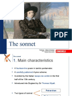 The Sonnet: Performer - Culture & Literature