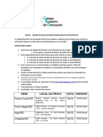 Edital Exame Bolsa CBO 2017 2