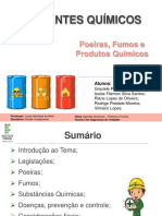 Agentes Químicos. Saúde Ocupacional