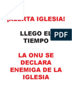 Alerta Iglesia Ultimo Tiempo