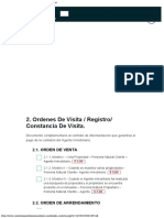 Lista de Contratos - Ordenes de Visitas, Constancias, Ventas