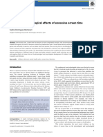 Clinical and psychological effects of excessive screen time 2017.pdf