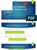 Derecho de Garantía General y Prelación de Créditos PDF