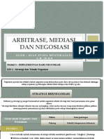 Arbitrase, Mediasi, dan Negosiasi Modul 3.pptx