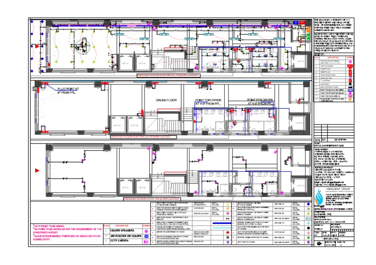 Ground Floor Electrical Layouts | PDF | Building Engineering