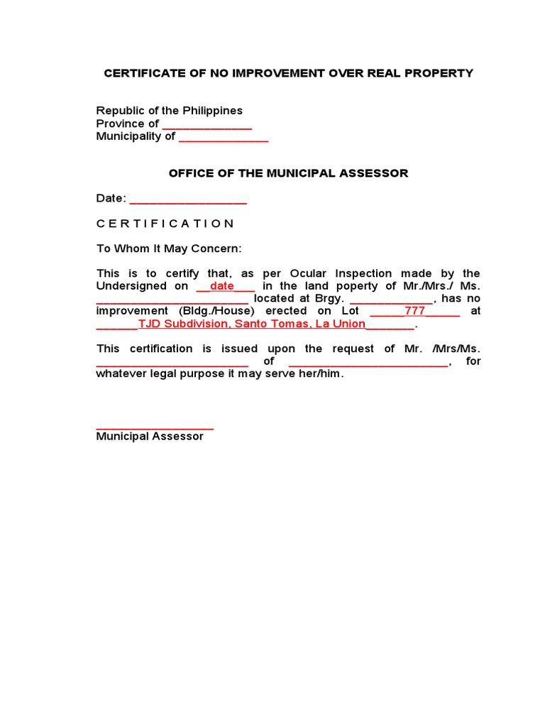 certificate-of-no-improvement-sample-pdf