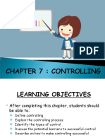 Chapter 7-Controlling