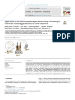 Applicability of The Electrocoagulation Process in Treating Real Municipal