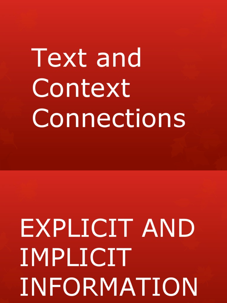 Text and Context Connections PDF Intertextuality Cognition