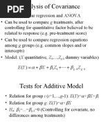 Analysis of Covariance: Dummy Variables) Z Z X Y E