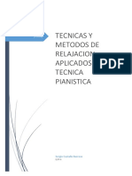 PIANO -Técnicas de relajación y autoconciencia aplicadas