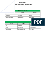 Jadwal Piket PTK PDF
