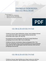 Perekonomian Indonesia Di Era Globalisasi