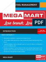 Mega Mart Sales and Retail Management