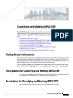 Classifying and Marking MPLS EXP Overview