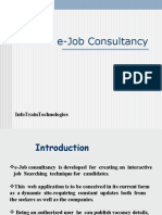 E-Job Consultancy: Infotraintechnologies