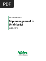 Trip Management in Unidrive M700 Guide EN v1.0.0 PDF