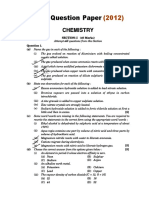 ICSE-QUESTION-PAPER-chemistry Solved 2012 PDF
