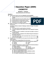 ICSE-QUESTION-PAPER-chemistry Solved 2009 PDF