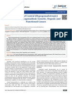 Etiology of Hypogonadotropic