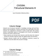 CIV5304: Design of Structural Elements III: Engr DR Nuruddeen Muhammad Musa