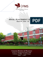 FMS - Final Placement Report - 2020