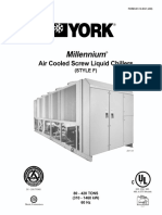 York Air Cooled Chiller YCAS Millennium Style F Brochure PDF