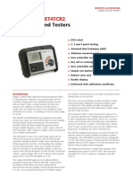 Megger Det4tc2 Earth Tester Datasheet