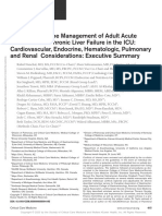 Guidelines - For - The - Management - of - Adult - Acute - On Chronic Liver Failure CCM 2020