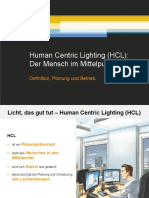 Präsentation: Human Centric Lighting – Definition, Planung und Betrieb