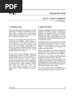 Soft Light Dimmer: Application Note