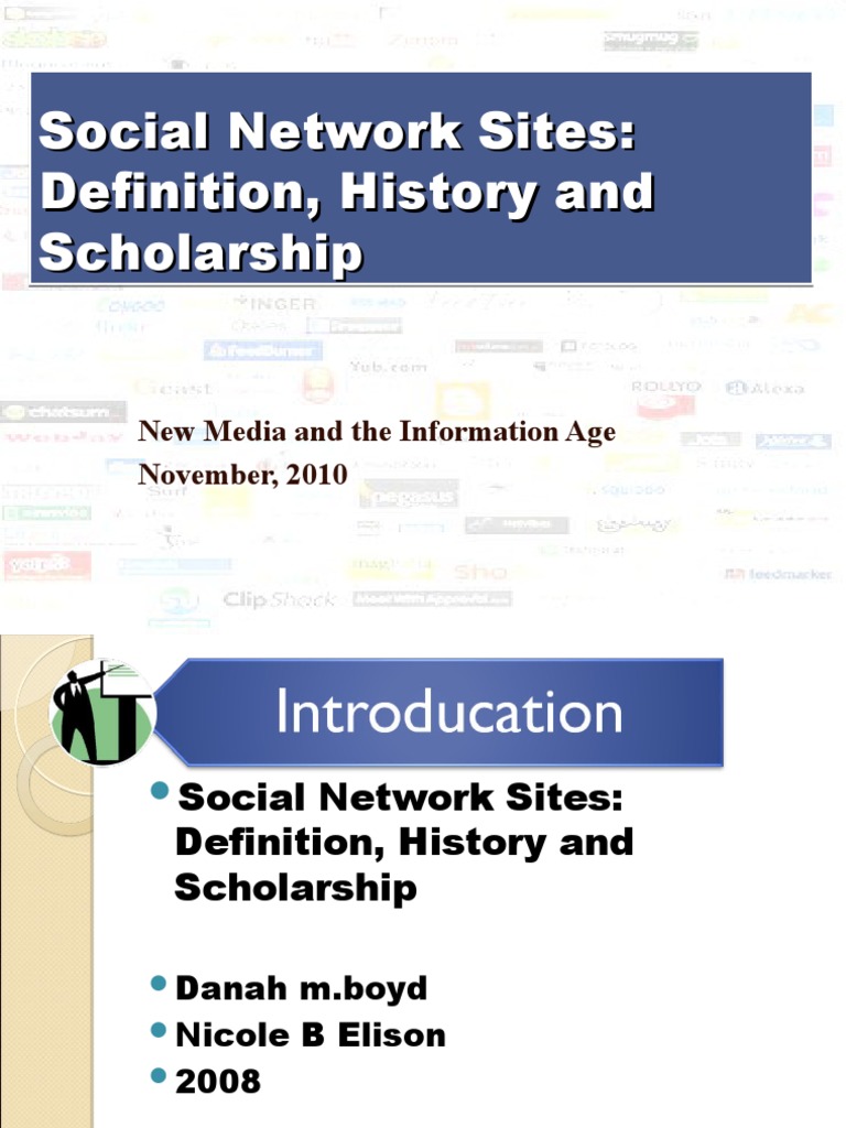 Social Network Sites: Definition & History | PDF | Social Networking ...
