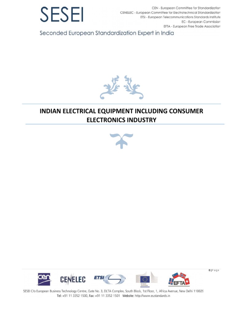 Indian Electrical Equipment Including Consumer Electronics Industry