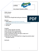 Curiosity Guide #506 Bioplastics: Edible Spoons