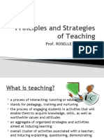 Principles and Strategies of Effective Teaching