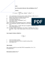 Equation For Emf Response of Ion-Selective Electrode Cells and Definitions of K