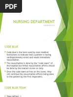 Nursing Department: Code Blue Policy