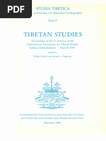 Uebach and Panglung - Tibetan-Studies-PIATS-4 PDF