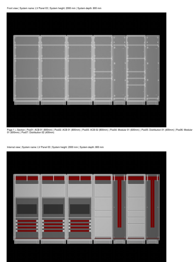 Drawing - LV Panel 7 PDF | PDF