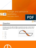Triangle and Semicircle Geometry: Problem Solving - Question 8