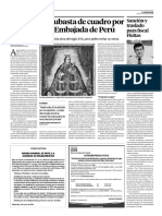 OBSERVADOR 12 MAYO  ESTADO TRABA SUBASTA DE CUADRO POR PLANTEO DEL GOBIERNO DE PERU