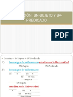 La Oracic3b3n Sujeto y Predicado 2c2ba Eso