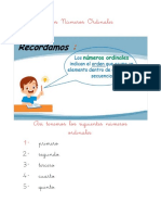 Los Números Ordinales Cuaderno (1)